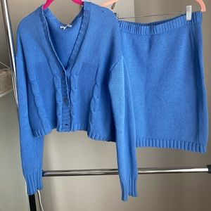 Class in session two piece skirt set